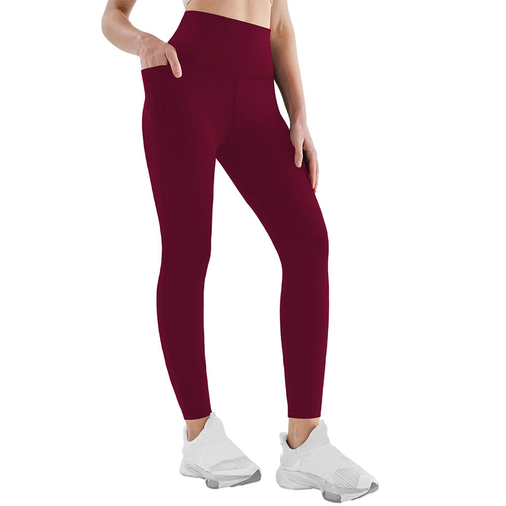 Womens Yoga Leggings Soft Tummy-control High-stretch And Opaque