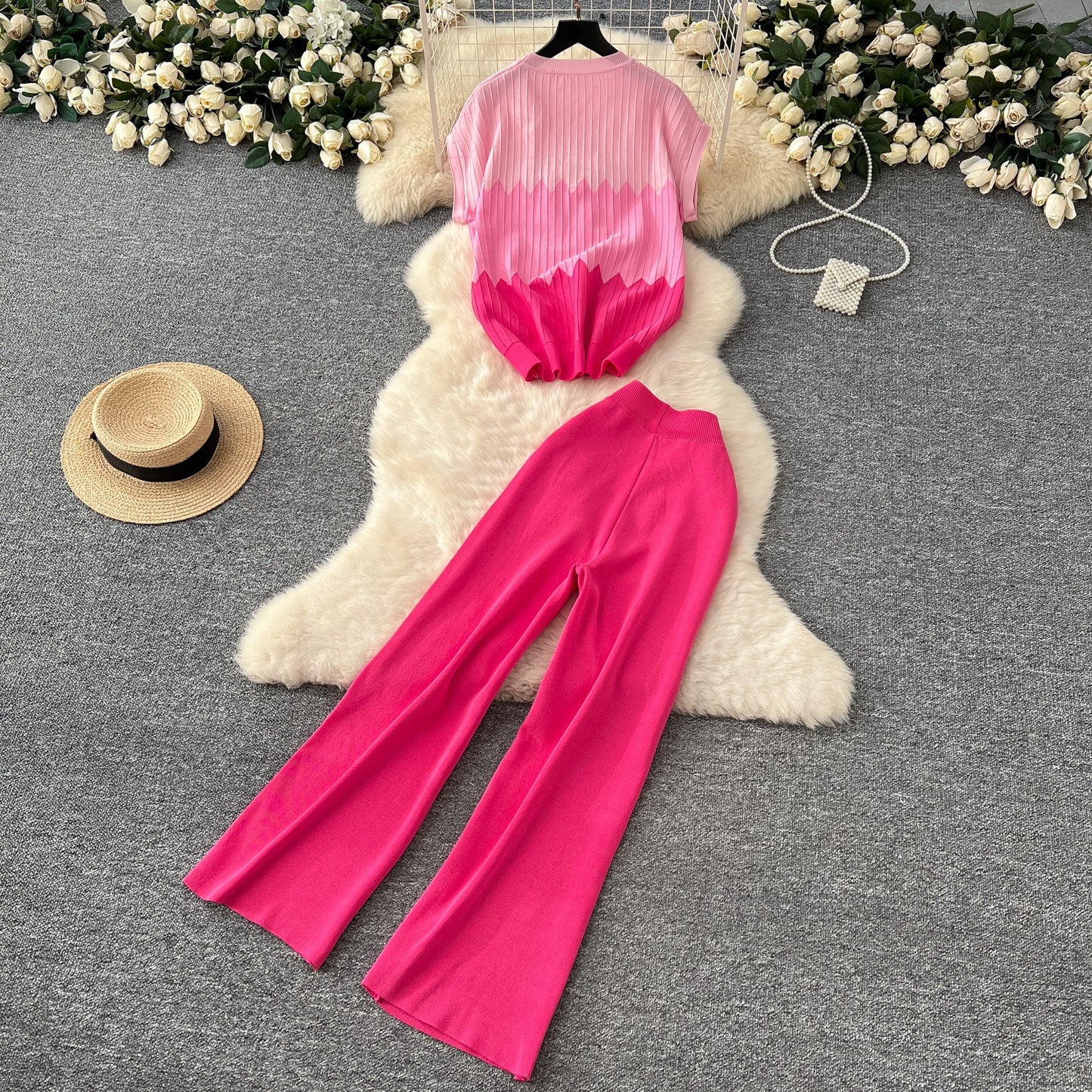 Laid-back High-end Womens Outfit With A Designer Touch