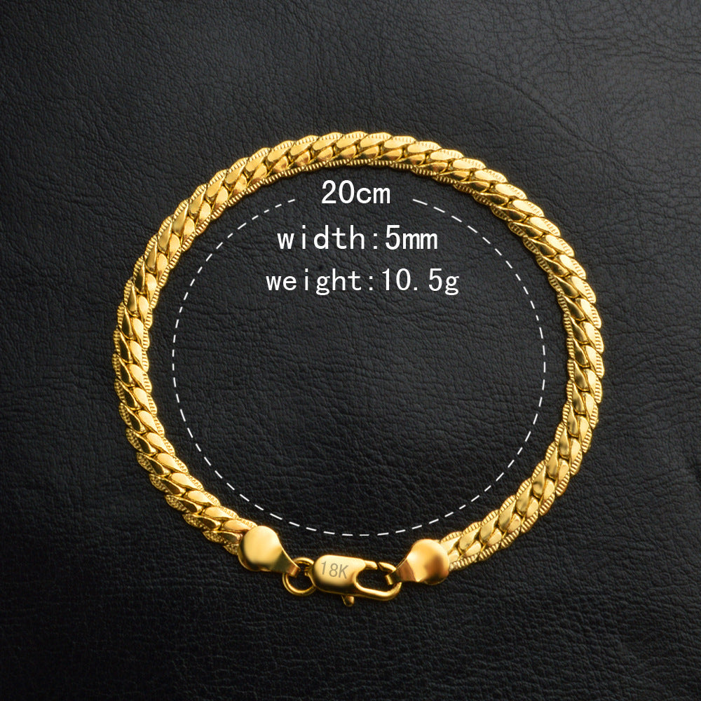 Gold Plated Silver Bracelet